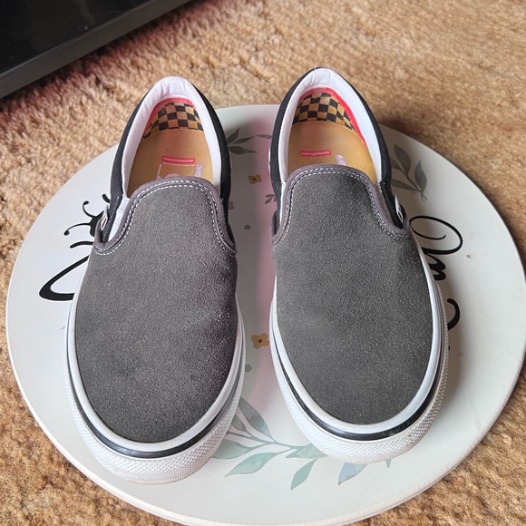 Men’s Van Skate Slip On Raven/Black Skate Shoes size 7.5. - Picture 11 of 17